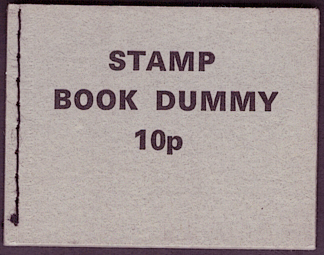 (image for) 10p Dummy Stitched Booklet with two panes of 4 blank labels.
